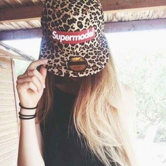 NWOT Alex & Chloe Supermodel Leopard Snapback - Picture 2 of 8
